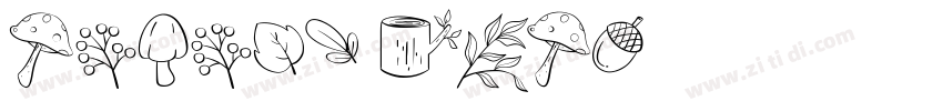 Autumn Leaf字体转换